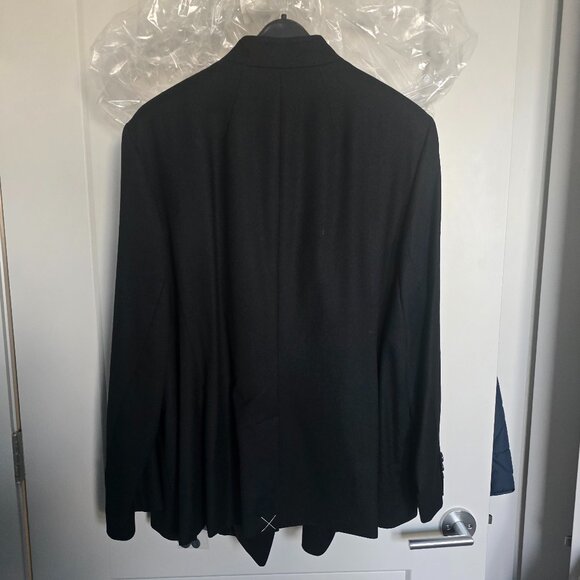 NWT Talbots Black Virgin Wool Notch Collar Single Button Blazer 24W - Picture 8 of 14